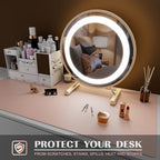 Large Office Desk Mat, Leather Mouse Pad (31.5"X15.7", Pink)